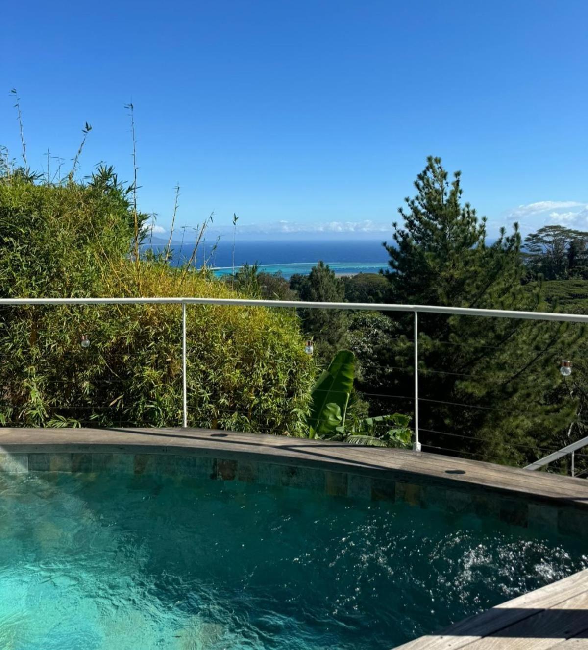 Logement Cosy Avec Piscine Et Vue Tahiti Punaauia מראה חיצוני תמונה